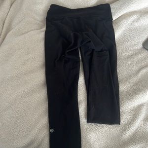 lululemon wunder under black leggings